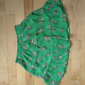 Green LOFT skirt